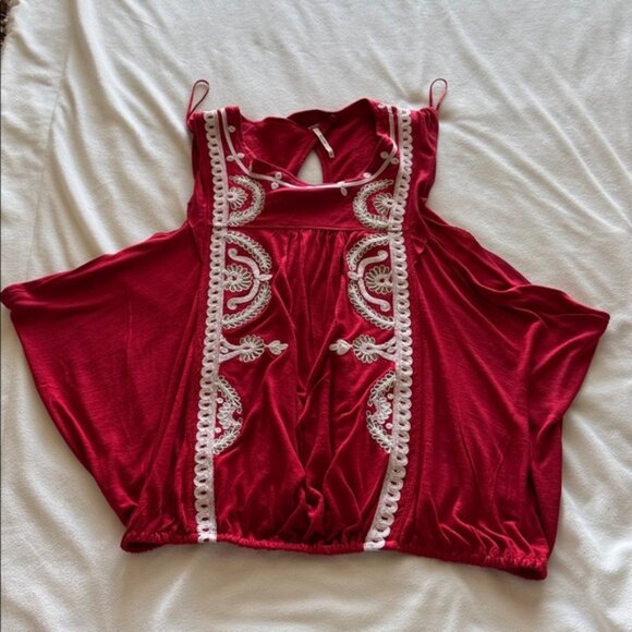 Free People drape sleeveless blouse - Picture 10 of 12